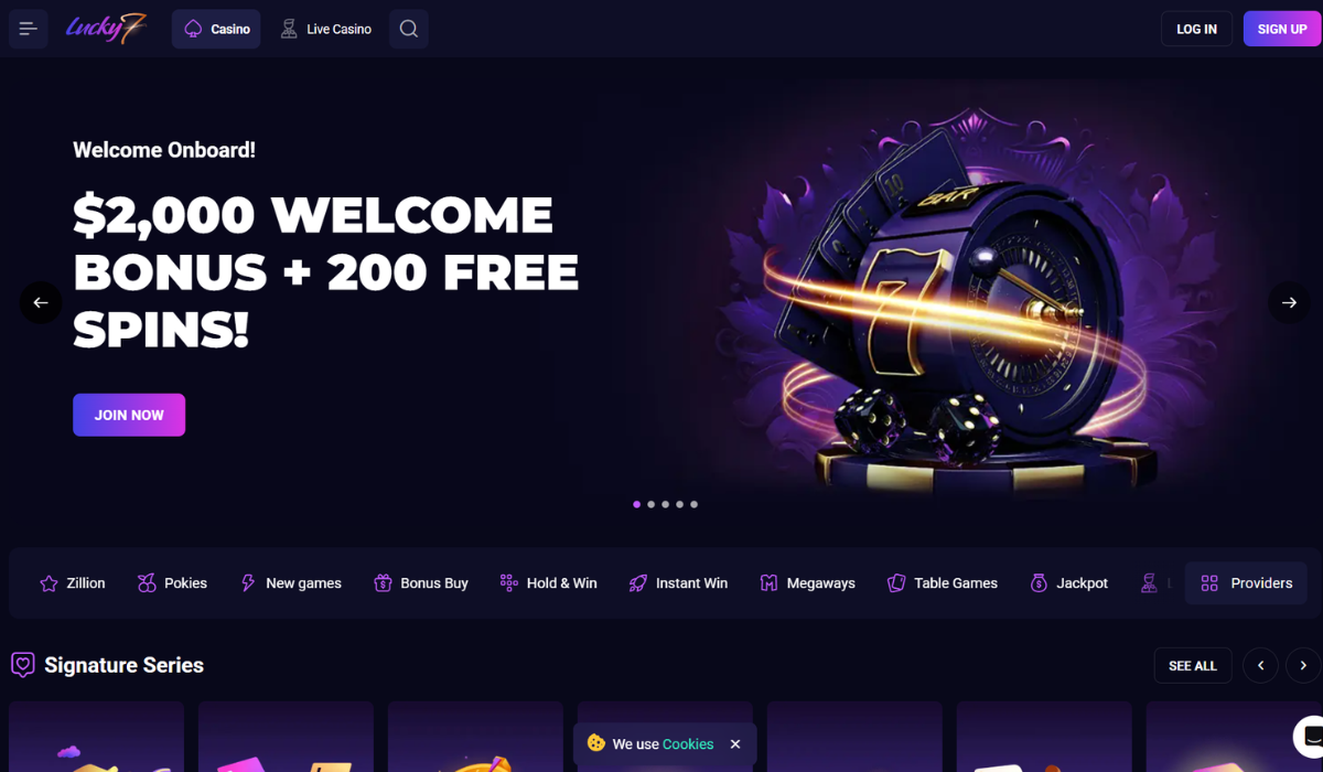 Lucky 7 casino review image